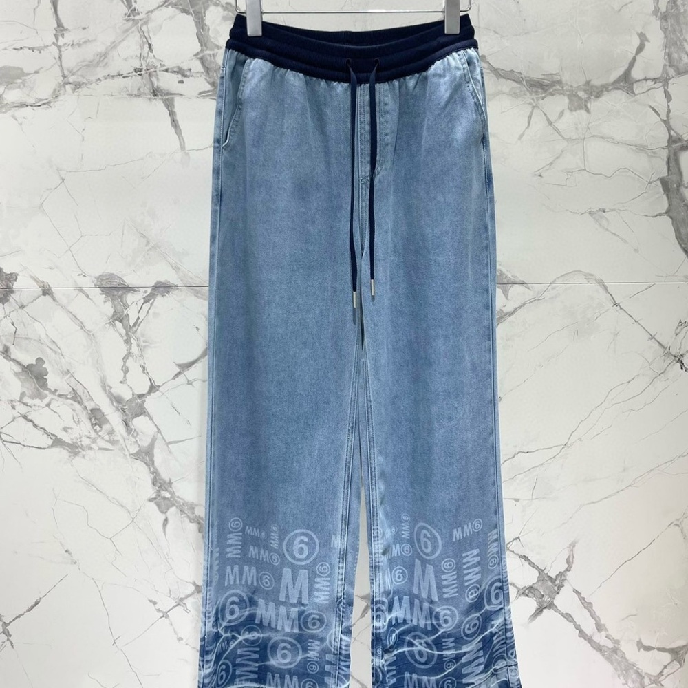 Maison Martin Margiela Blue Straight Leg Jeans